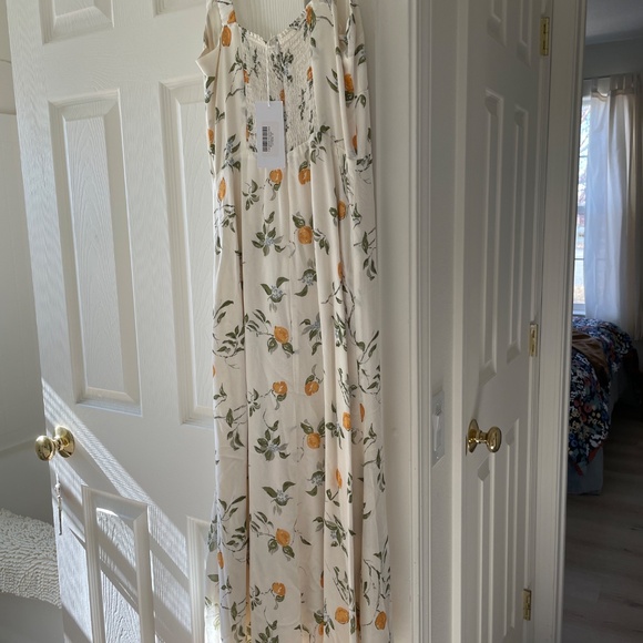 REFORMATION Dominique Citron Dress NWT - Picture 10 of 10